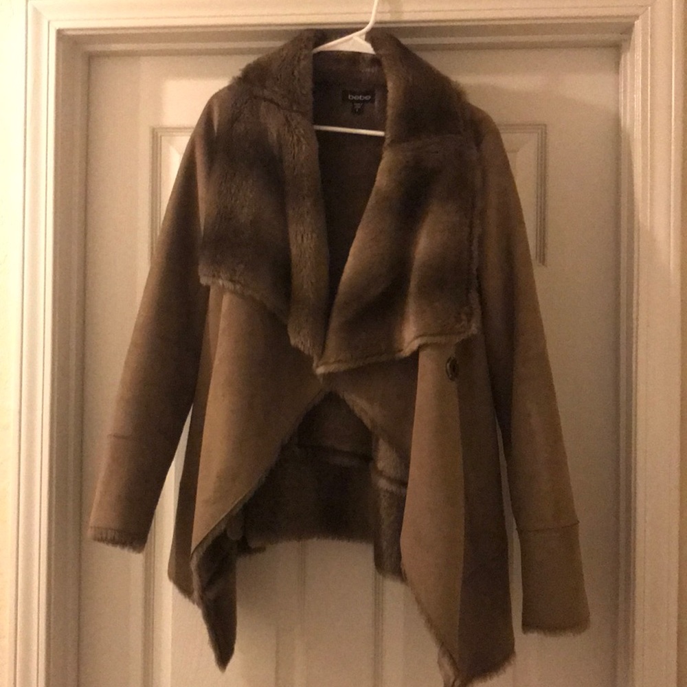 BEBE Faux Fur Coat